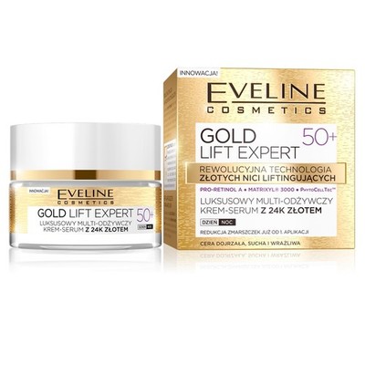 5901761941944 Gold Lift Expert 50+ luksusowy multi-odżywczy krem-serum z 24k zło