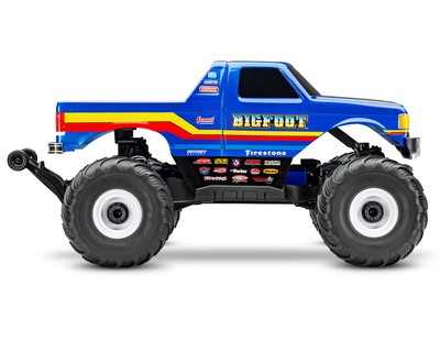 鬼浜爆走愚連隊 ラジコン RCトレーラー Traxxas Bigfoot® 1/10 RTR 4WD Brushless Monster Truck (Blue