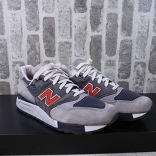 New Balance 998 Made in USA Grey Orange M998GGO Vintage Shoes *Excellent