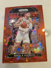 2021 Panini Prizm Nikola Vucevic Red Ice Prizm All Star 100 MINT