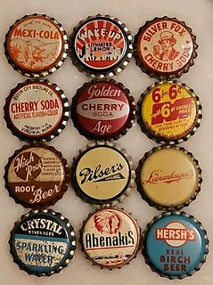 Vintage Mexi Cola Silver Fox High Rock Pilser's Bottle Caps Crowns (12)