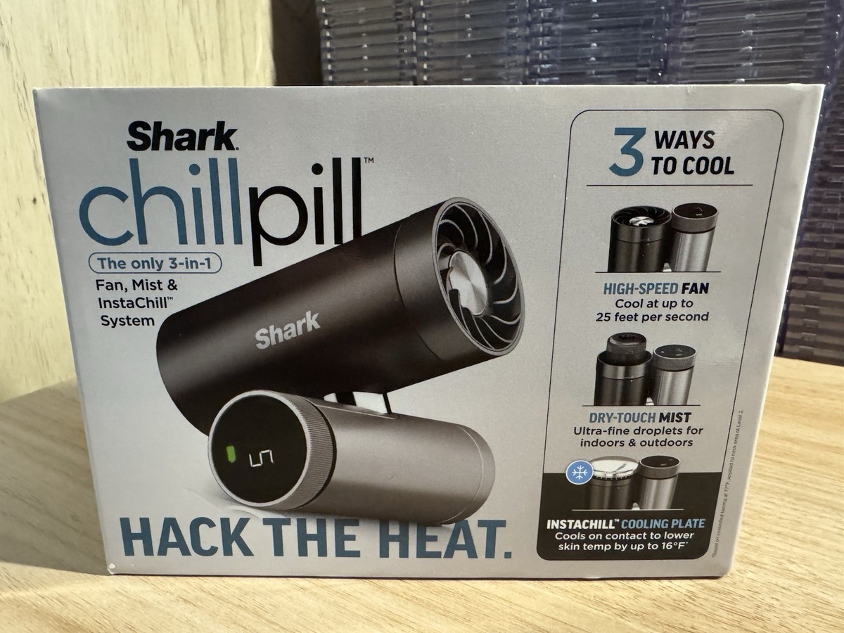Shark - ChillPill 3-in-1 Personal Cooling System with Fan