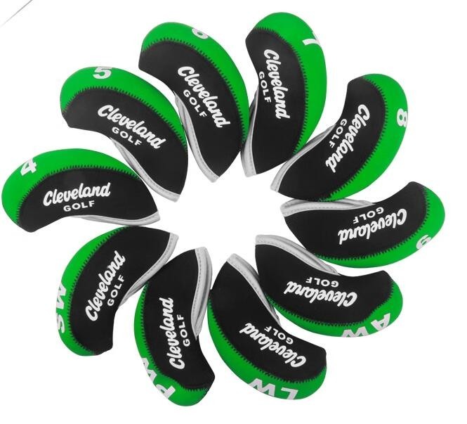 Iron Head Covers For Cleveland Golf Iron Covers #4-9aspl/w Green