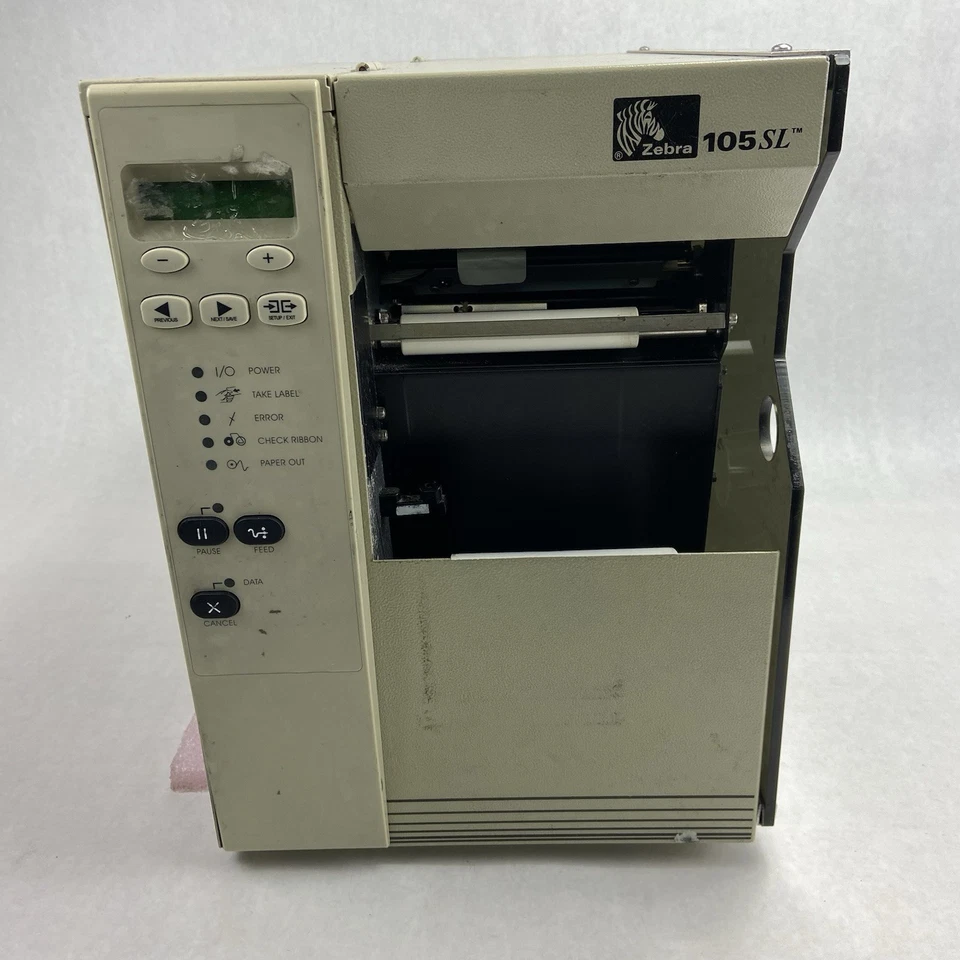 Zebra 105SL 203DPI Thermal Direct/Transfer Label Printer 10500-2001-0000 Tested - Image 2 of 4