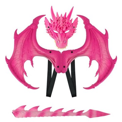 3 Stück 3D Dragon Cosplay Zubehör Set | Leichtes mythisches Design, Drache