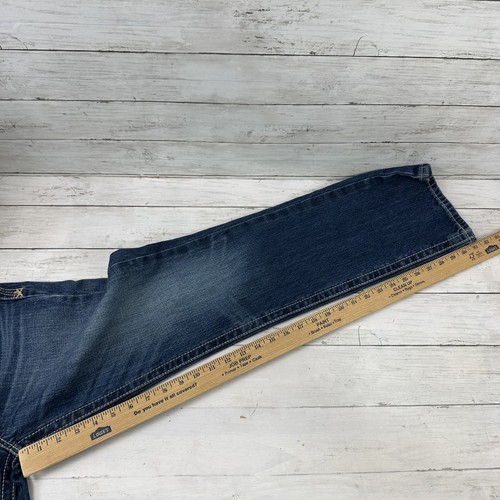 Ariat B5 Slim Fit Boot Cut Denim Jeans Youth Boys Size 14 Adjustable Waist - Picture 11 of 12