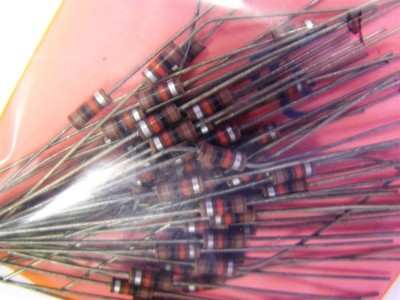 50 Vintage 10k 10% 1/4W Carbon Composition Resistors