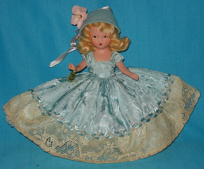 Vintage 6 1/2" AUGUST GIRL Nancy Ann Storybook Doll