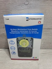 Intermatic T104R 208-277V 24 Hour Mechanical Time Switch - Gray