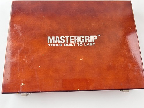 MasterGrip Set Scalpelli per Intaglio Legno 12pz Utensili Manici in Legno con Custodia - Foto 2 di 13