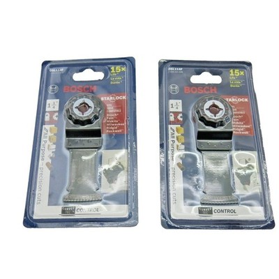 Bosch Starlock 1 1/4'' All Purpose Curved Plunge Cutting Blade 2 Pack New