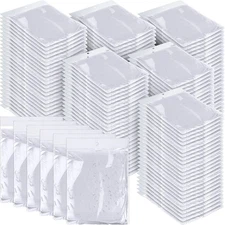 100 Disposable Adult Rain Ponchos with Hood - Bulk Emergency Raincoats