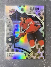 Garrett Pilon ROOKIE CARD - 2021-22 Upper Deck Allure NHL Shield 2005 #110. rookie card picture