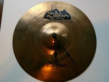Zildjian 375th Anniversary 13" Hi-Hat Cymbal Clock Collector's Model Used