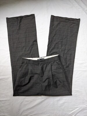 Zara Smart Women's Flared Trousers Grey