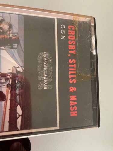 C.S.N. CROSBY STILLS NASH CASSTAPE ATLANTIC ORIGINAL TAPE & UNTESTED UKPOSTONLY - Picture 2 of 16