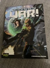 Shadowrun War! Softcover RPG War Catalyst Topps