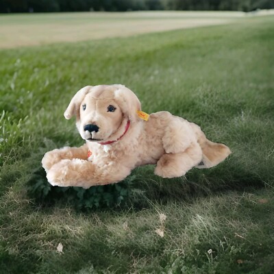 STEIFF HEKTOR 078491 GOLDEN RETRIEVER DOG MADE IN GERMANY 20