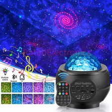 Remote Control Projector LED Ocean Galaxy Starry Night Light Bluetooth Speaker
