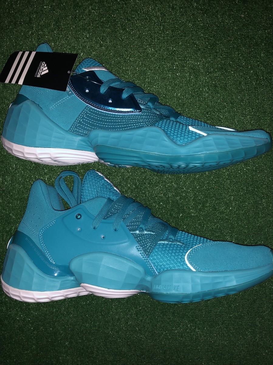 Adidas SM Harden Vol 4 TEAM Mens 14 Teal Blue Athletic Basketball Shoes EF9780 s-l400.jpg main image 4