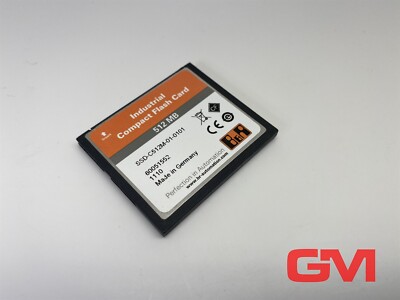 B&R Industrial Compact Flash Card 5CFCRD.0512-04 SSD-C512M-01-0101 Revision C0