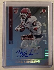 2015 Panini Contenders Draft Dres Anderson Bowl Ticket RC Auto #37/99 Utah 49ers