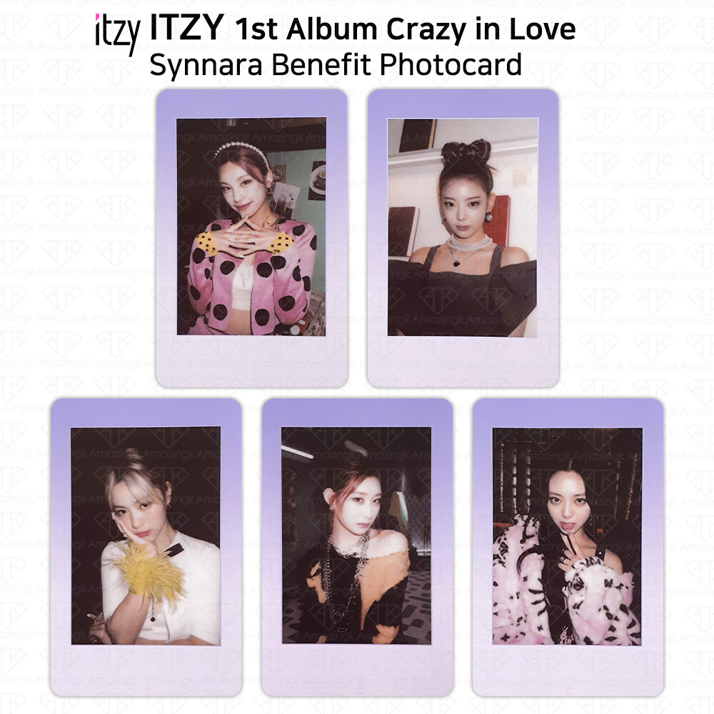 ITZY 1st Album Crazy In Love Official Polaroid Photocard