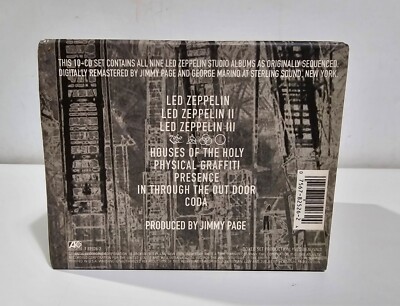 LED ZEPPELIN - THE COMPLETE STUDIO RECORDINGS -BOX SET 10xCD & 55