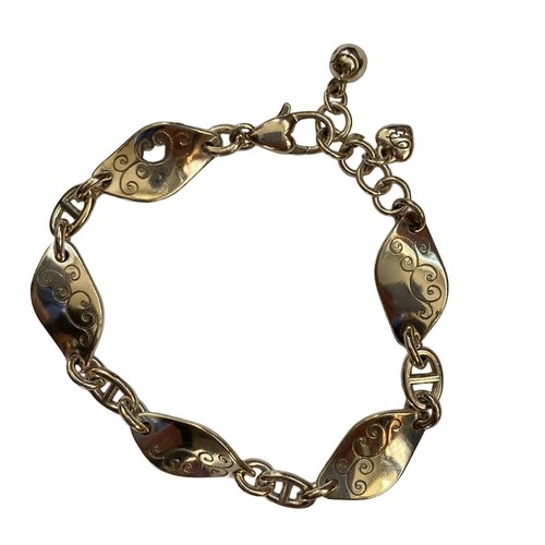 Brighton Twirl Swirl vintage scrolled silver bracelet