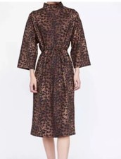 Zara Leopard Print Dress - Size S