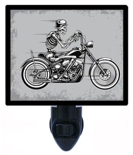 Motorcycle Decorative Photo Night Light, Skeleton Ride