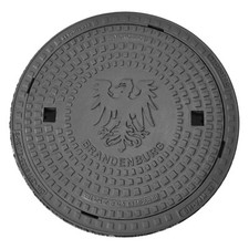 HYDROTEC Gully Kanaldeckel Schachtabdeckung Motiv Länderwappen Brandenburg B125