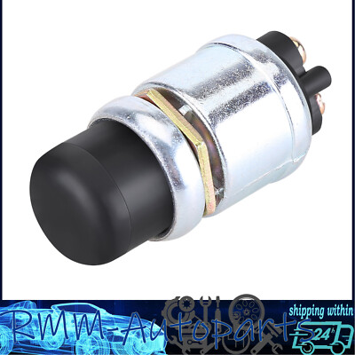 Waterproof Switch Push Button Horn Engine Start Starter 12V For Car Boat Truck