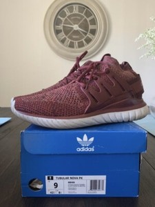 adidas tubular nova primeknit maroon