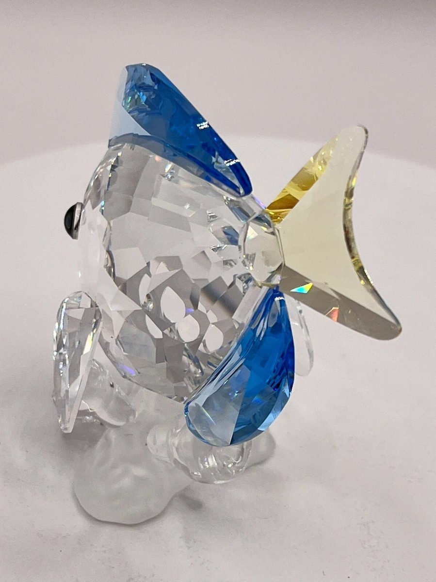 Swarovski Crystal Figurine Blue Tang Fish Wonders of The Sea