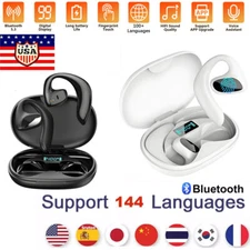 Translator Earbuds 144 Languages Real Time Online OffLine Translation Earphones*