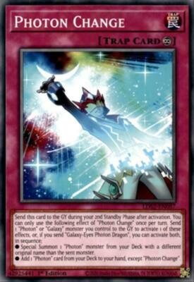x3 Photon Change LDS2-EN057 Common Yugioh