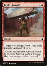 BRUTE STRENGTH x4 mtg NM-M Amonkhet 4 Common