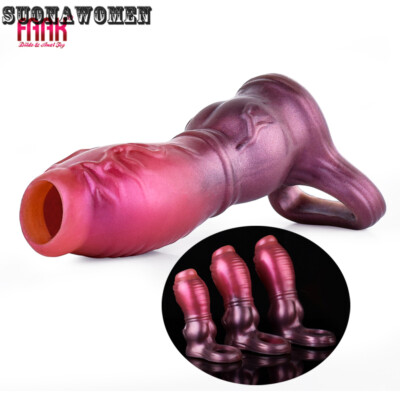 FAAK Silicone Knot Penis Sleeve Open-ended Fantasy Dildo Sheath Ring Sex Toys | eBay FAAK Silicone Knot Penis Sleeve Open-ended Fantasy Dildo Sheath Ring Sex Toys | eBay