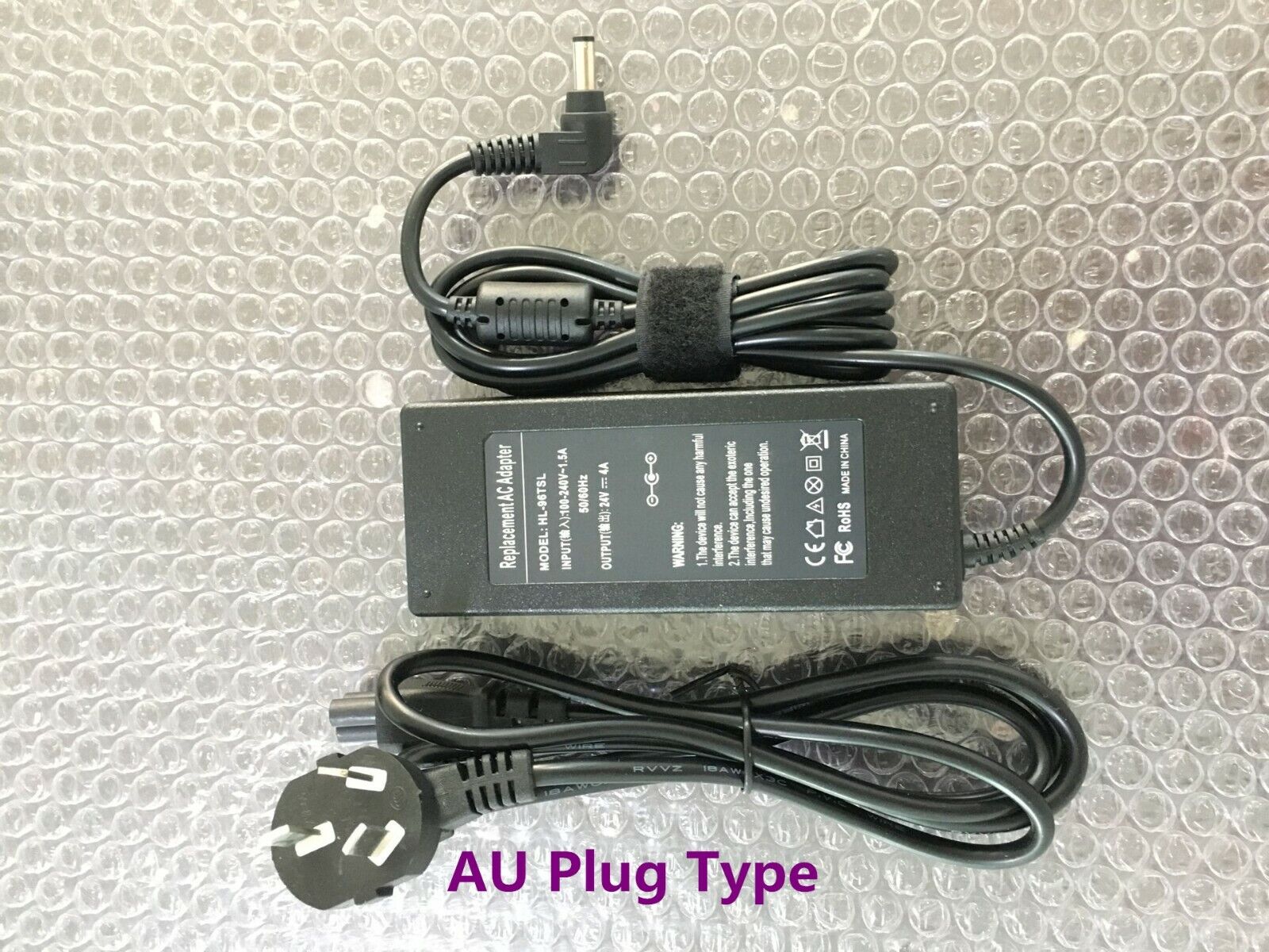 AC/ DC Power Adapter INPUT 100-240V 50/60Hz 1.5A OUTPUT 24V 4A EU/UK/US/AU  Plug