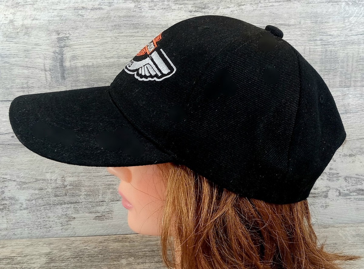 Harley Davidson Motorcycles 1903 Black Wool Blend Baseball