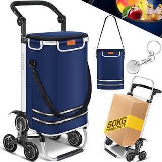 RETOURE Einkaufstrolley für Treppen Einkaufsroller klappbar Einkaufswagen Tasche
