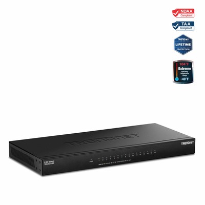 TRENDnet TEG-S3160, 16-Port Unmanaged 2.5G Desktop Network Ethernet Switch