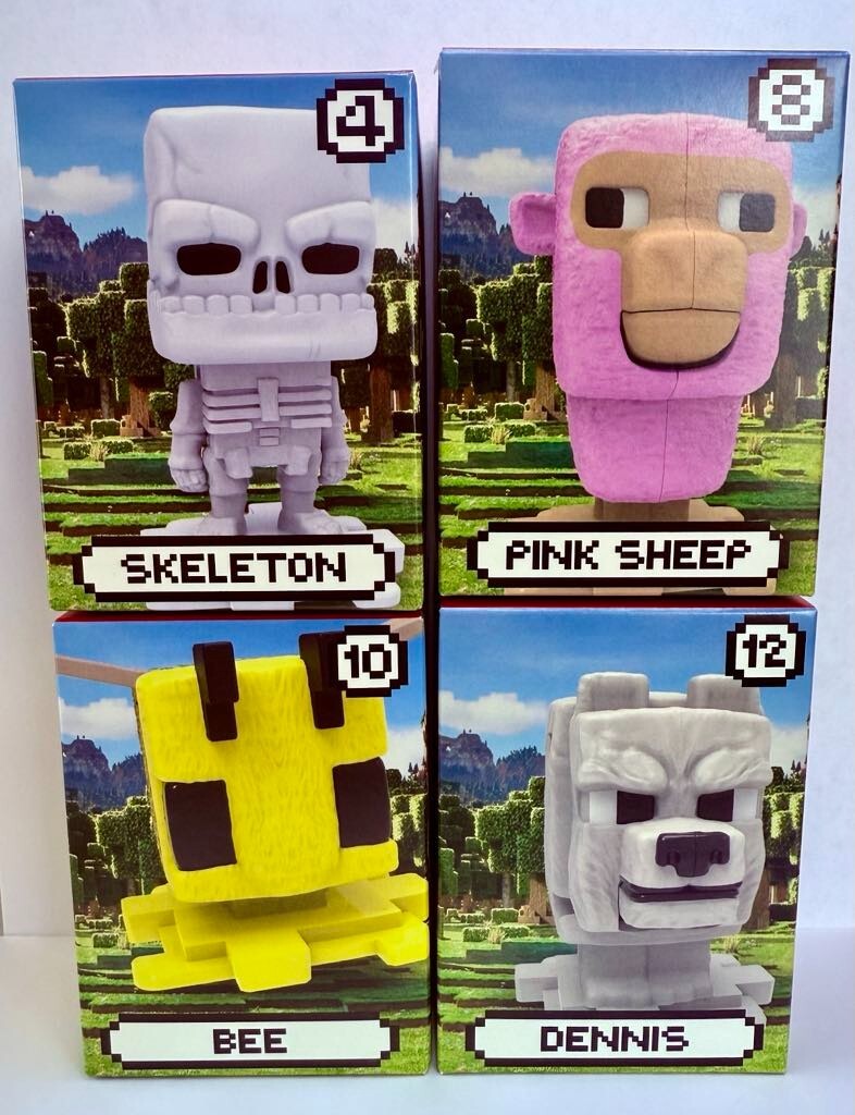 2025 McDonalds Minecraft Happy Meal toys! Pick your