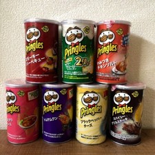 Pringles Short Bottle, Japan Limited,Brazilian Churrasco, updated 9/9