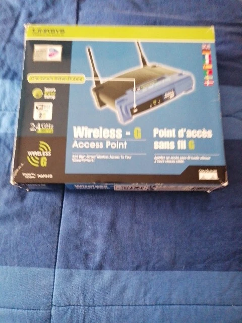 Linksys Access Point WAP54G Confezione Aperta Ma Mai Usato  - Immagine 2 di 2