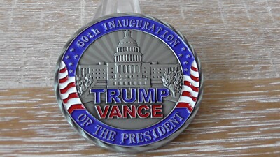 FAMS Federal Air Marshal FAM 60th Inauguration POTUS Trump Vance Challenge Coin