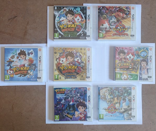 SEALED! Yo-kai Watch Collection 3DS / Colección Completa PAL ESP