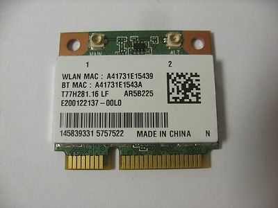 Sony SVE151J13L SVE1513MCXS SVE151 Series Wireless Half Card AR5B225 (K14-40)