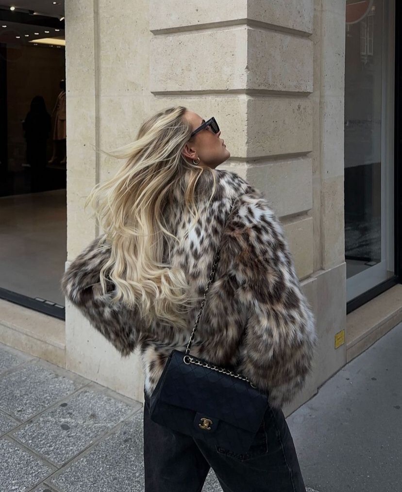 ZARA FAUX FUR JACKET ZW COLLECTION LEOPARD NEW FW24/25 SIZES ZARA FAUX FUR JACKET ZW COLLECTION LEOPARD NEW FW24/25 SIZES